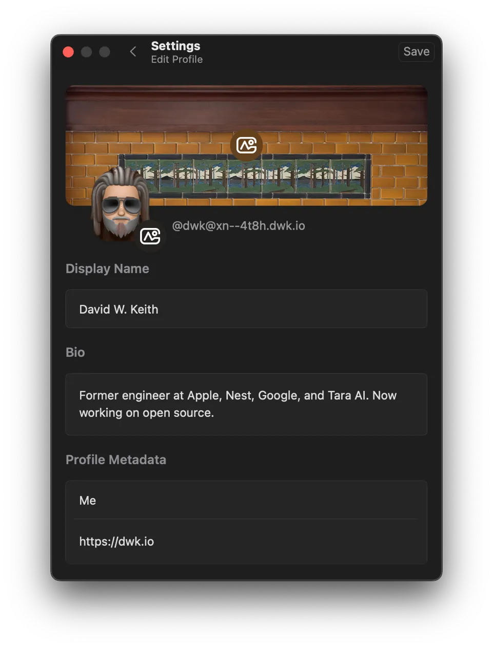 Ivory Mastodon Profile